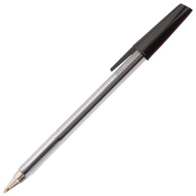 Focus medium point ball pen black - box of 50
